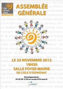 Affiche Assemblée Générale 2012